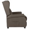 vidaXL Recliner Chair Brown Fabric