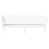vidaXL Day Bed without Mattress White 80x200 cm Solid Wood Pine
