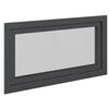vidaXL Basement Window "RISOR" 110x70 cm Tilt&Turn DIN Right Anthracite