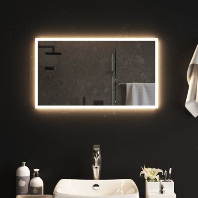 vidaXL LED Bathroom Mirror 70x40 cm