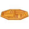 vidaXL Table Top 60x60x2 cm Octagonal Solid Wood Acacia