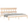 vidaXL Bed Frame without Mattress Super King Size Solid Wood Pine