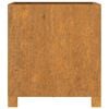 vidaXL Planter with Legs Rusty 40x40x40 cm Corten Steel