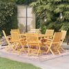 vidaXL 9 Piece Garden Dining Set Solid Teak Wood