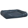 vidaXL Dog Bed Dark Blue 80x68x23 cm Faux Leather
