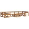 vidaXL Outdoor Sofa Set 8 pcs Natural Solid Acacia Wood