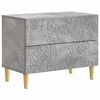 vidaXL Bedside Table Concrete Grey 62 x 34.5 x 48 cm Engineered Wood