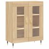 vidaXL Sideboard Sonoma Oak 69,5x34x90 cm Engineered Wood