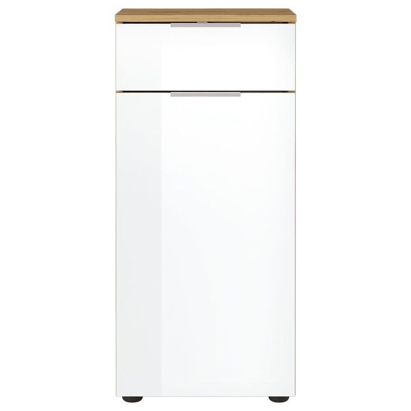 Germania Bathroom Cabinet GW-Avino 34x39x85 cm White and Navarra-oak