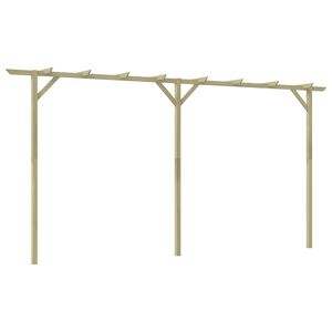 vidaXL Garden Pergola 410x40x203 cm Wood