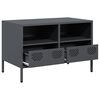 vidaXL TV Cabinet Anthracite 68x39x43.5 cm Cold-rolled Steel
