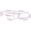 vidaXL Bed Frame without Mattress White Solid Wood Pine 120x200cm