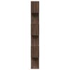 vidaXL Room Divider Bookcase 6-Tier Brown Oak 70x24x193 cm Engineered Wood