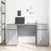 vidaXL Desk with Drawer Grey sonoma 140 x 49 x 76 cm Engineered wood