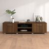 vidaXL TV Cabinet Brown Oak 140x40x35 cm Engineered Wood