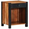 vidaXL Bedside Cabinet Brown 40 x 35 x 50 cm Solid Acacia Wood