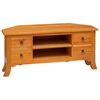 vidaXL TV Cabinet Natural 100 x 40.5 x 46 cm Solid Mahogany Wood
