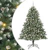 vidaXL Artificial Christmas Tree with 300 LEDs with Stand Green 240 cm