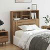 vidaXL Headboard Cabinet with Shelf Artisan Oak 100 x 19 x 103.5 cm