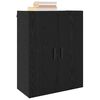 vidaXL Wall Mounted Cabinet Black oak 69.5 x 34 x 90 cm