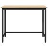 vidaXL Table Sonoma Oak 80 x 50 x 76.5 cm Engineered Wood and Steel