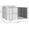 vidaXL Bird Cage Anthracite 425 x 304 x 247 cm Galvanised Steel