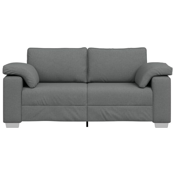 vidaXL Sofa Dark Grey 180 x 77 x 82 cm Fabric