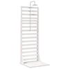 vidaXL Outdoor Shower 225 cm Solid Pine Wood and Stainless Steel White