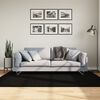 vidaXL Rug HUARTE Short Pile Soft and Washable Black 140x200 cm