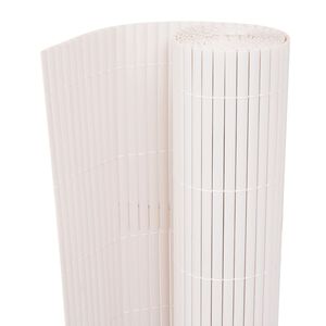 vidaXL Garden Fence White 150 x 300 cm PVC