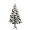 vidaXL Christmas Tree with 300 LEDs with Stand Green 300 cm PVC