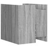 vidaXL Bedside Cabinet Grey Sonoma 45x50x50 cm Engineered Wood