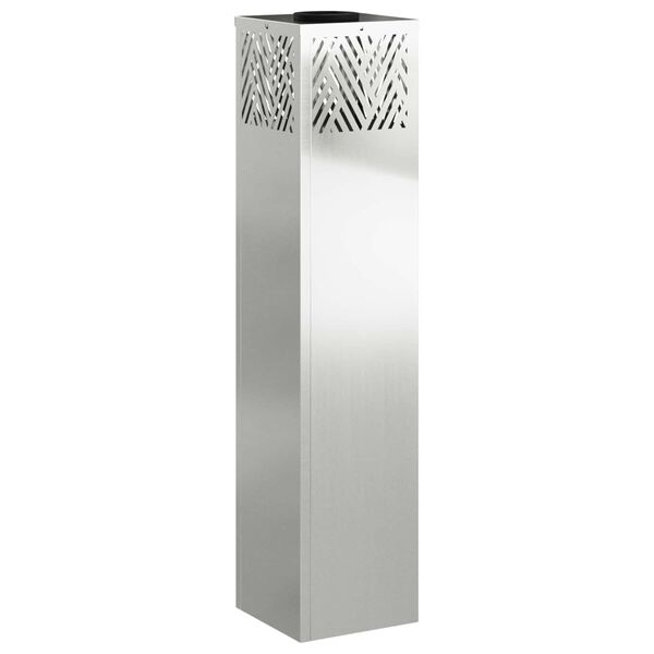 vidaXL Solar LED Pathway Light 2 pcs Silver Galvanized