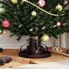vidaXL Christmas Tree Stand Antique copper 40 x 40 x 20.5 cm Steel