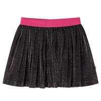 Kids' Pleated Skirt with Glitter Navy 92