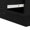 vidaXL Bedside Cabinet Black Oak 39 x 34.5 x 50 cm Engineered wood