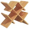 vidaXL Wine Rack for 5 Bottles 41x15x25 cm Bamboo