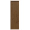 vidaXL Wall Cabinet Honey Brown 30x30x100 cm Solid Pinewood