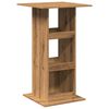 vidaXL Bar Table with Storage Artisan Oak 60x60x102 cm Engineered Wood