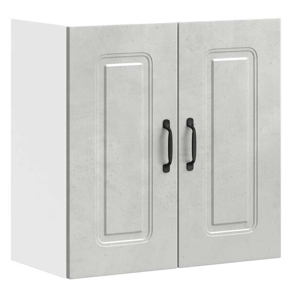vidaXL Kitchen Wall Cabinet Kalmar Concrete Grey Engineered Wood