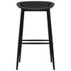 vidaXL 7 Piece Bar Set Black