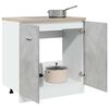 vidaXL Sink Bottom Cabinet Lyon Concrete Grey 80x46x81.5 cm Engineered Wood