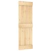 vidaXL Sliding Door with Hardware Set 70x210 cm Solid Wood Pine