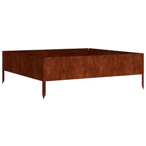 vidaXL Garden Raised Bed 100x100x33.5 cm Corten Steel