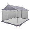 vidaXL Camping Tarp with Mesh Walls Grey and Orange 340 x 260 x 220 cm