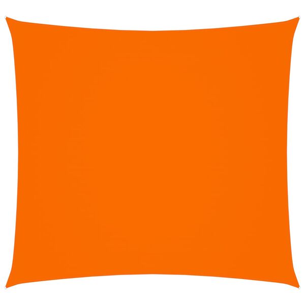 vidaXL Sunshade Sail Oxford Fabric Square 5x5 m Orange