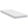 vidaXL Mattress White 70 x 200 cm Gel-Infused Foam