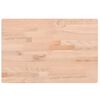 vidaXL Bathroom Countertop 60x40x2.5 cm Solid Wood Beech