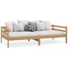 vidaXL Day Bed without Mattress Honey Brown Solid Wood Pine 90x200cm