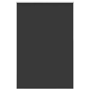 vidaXL Roller Blind Blackout Black 155x210 cm Fabric Width 151.6 cm Polyester